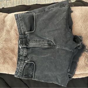 Zara high waisted jean short